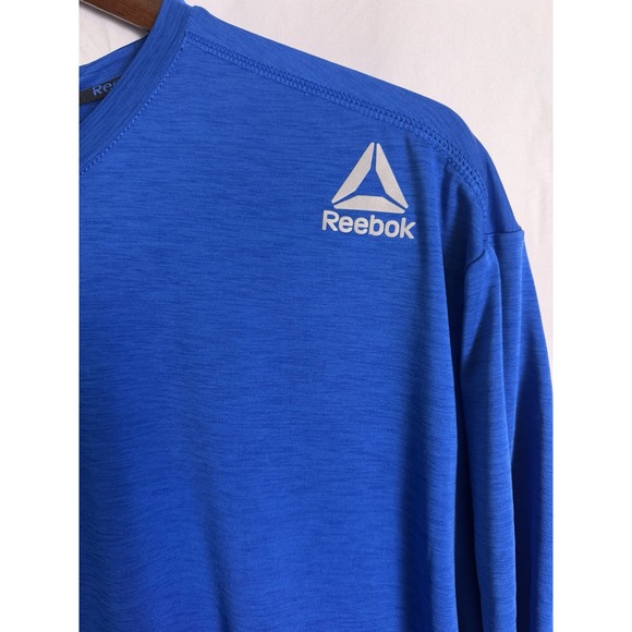 Reebok Men's Blue Short Sleeve Speed Wick Athletic Shirt Size Xl - Picture 2 of 5